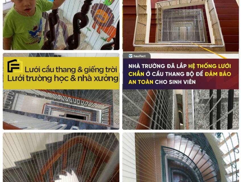 Lưới Chống Ngã Cầu Thang - Sự Lựa Chọn An Toàn Cho Gia Đình