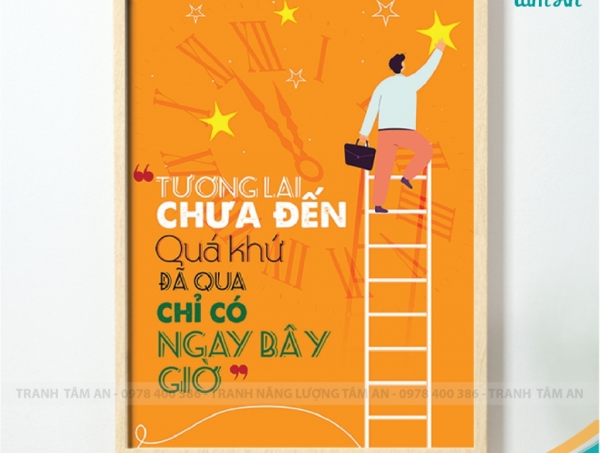 Tranh Để Bàn, Lịch 2024, Tranh Văn Phòng, Tranh Năng Lượng Tâm AN