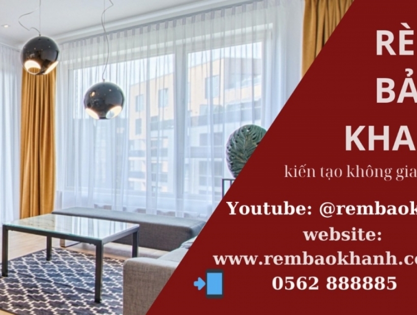 Mẫu Rèm Vải Dệt 3 Sợi Cản Sáng Giữ Nhiệt-Rèm Bảo Khánh