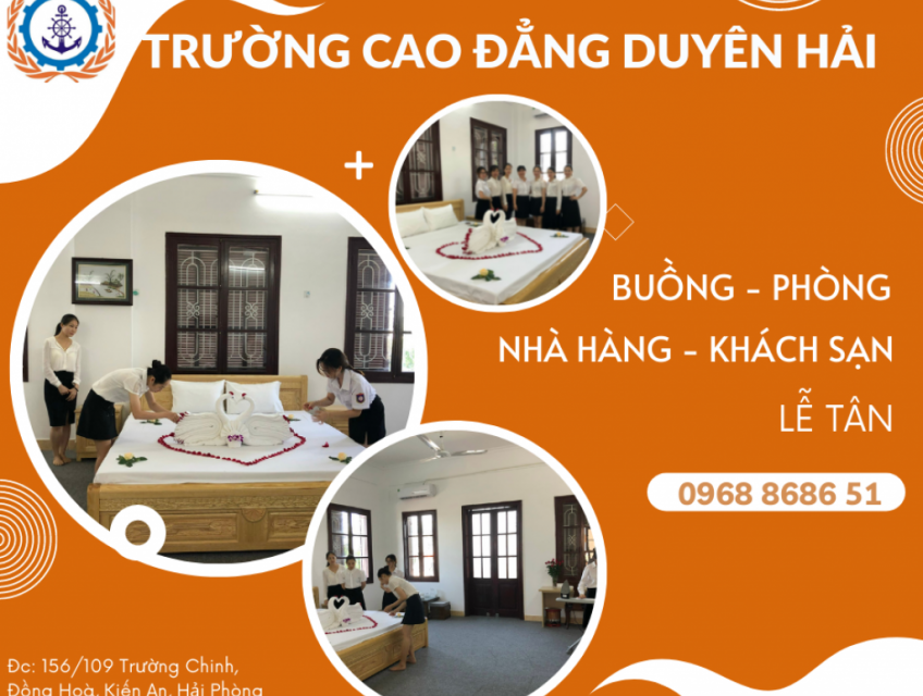 DẠY NGHIỆP VỤ NHÀ HÀNG - LỄ TÂN - BUỒNG PHÒNG KHÁCH SẠN