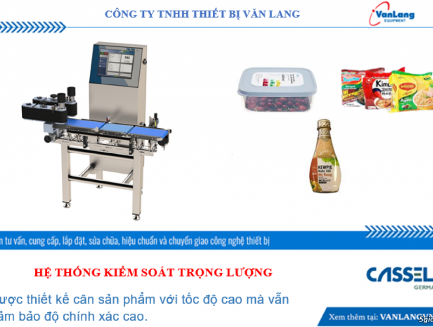 HỆ THỐNG KIỂM SOÁT TRỌNG LƯỢNG