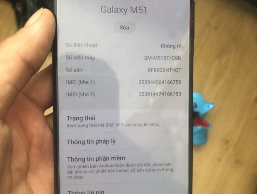 Galaxy M51 cấu hình mạnh full zin 99%