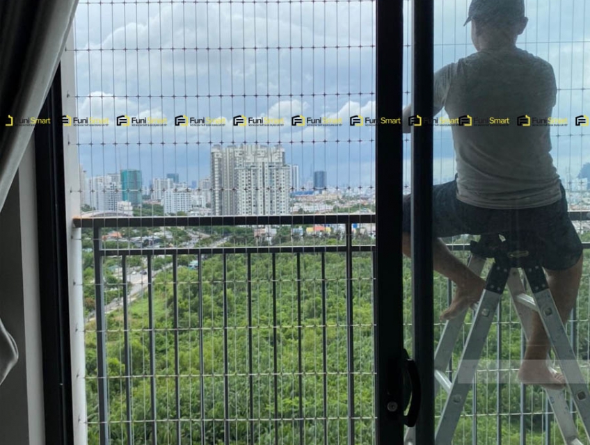 Cách Lắp Đặt Lưới An Toàn Chống Thú Cưng Ngã Tuyệt Đối