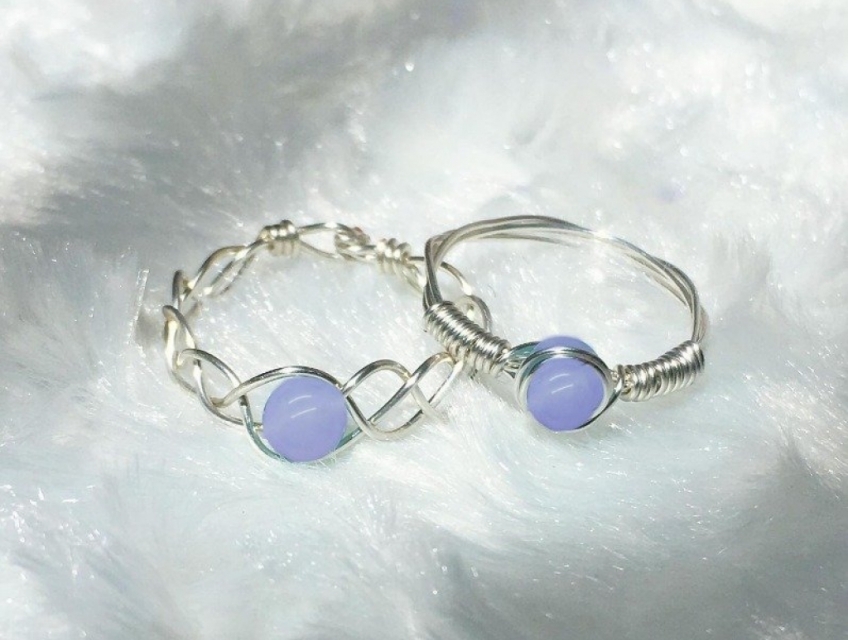 Nhẫn đá Amethyst