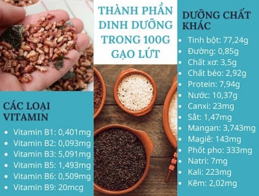 Trà gạo lứt ngũ cốc thức uống cho người giảm cân