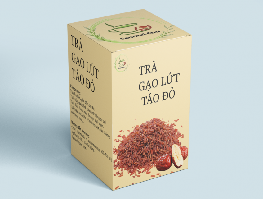 Trà gạo lứt táo đỏ