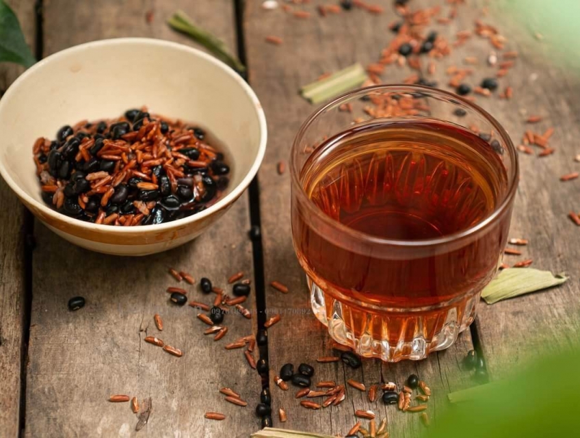 Trà gạo lứt hỗ trợ tiêu hóa