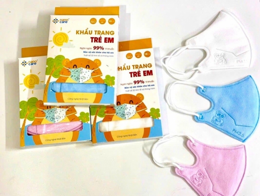 KHẨU TRANG 3D MARK KID CHO TRẺ - PHÒNG 99% BỤI MỊN