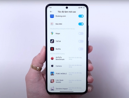 Đánh giá màn hình Xiaomi 13T: Độ sáng chói mắt