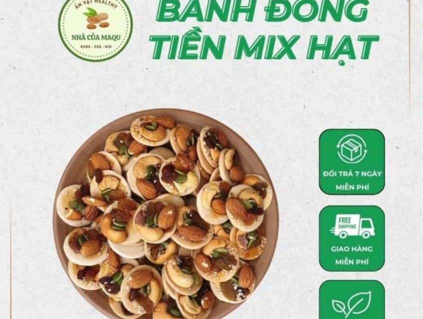 Bánh Đồng Tiền Mix Hạt Dinh Dưỡng