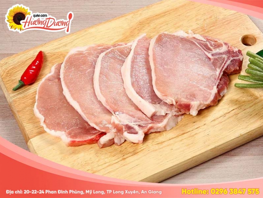 Hướng dẫn chọn thịt làm cơm tấm thơm ngon | Cơm tấm Hướng Dương