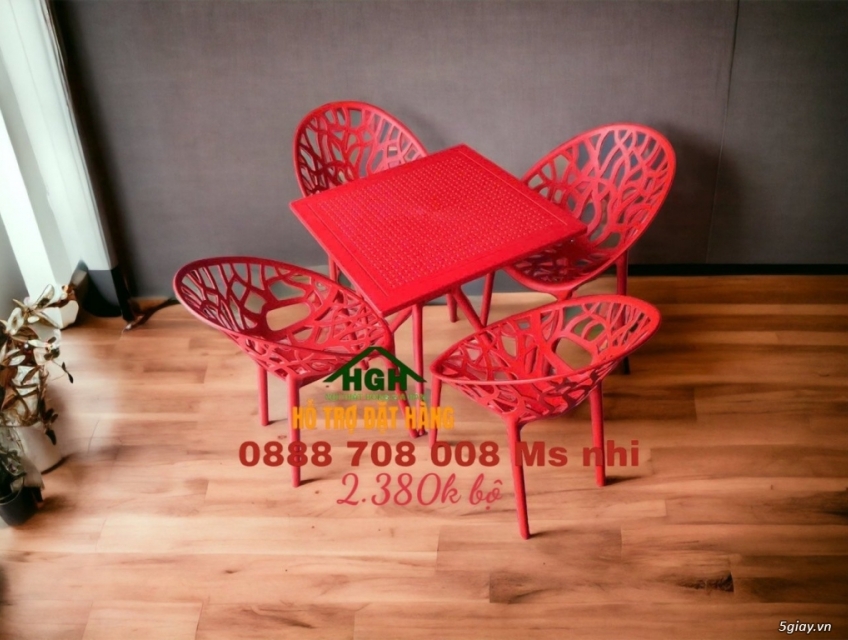 Bộ bàn ghế cafe giá rẻ