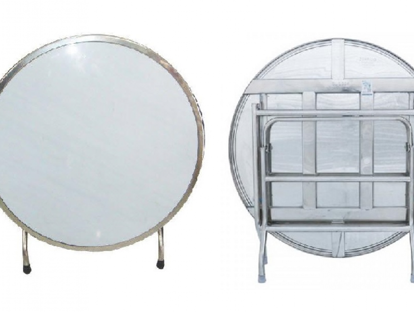 Giá bàn tròn inox 1m4