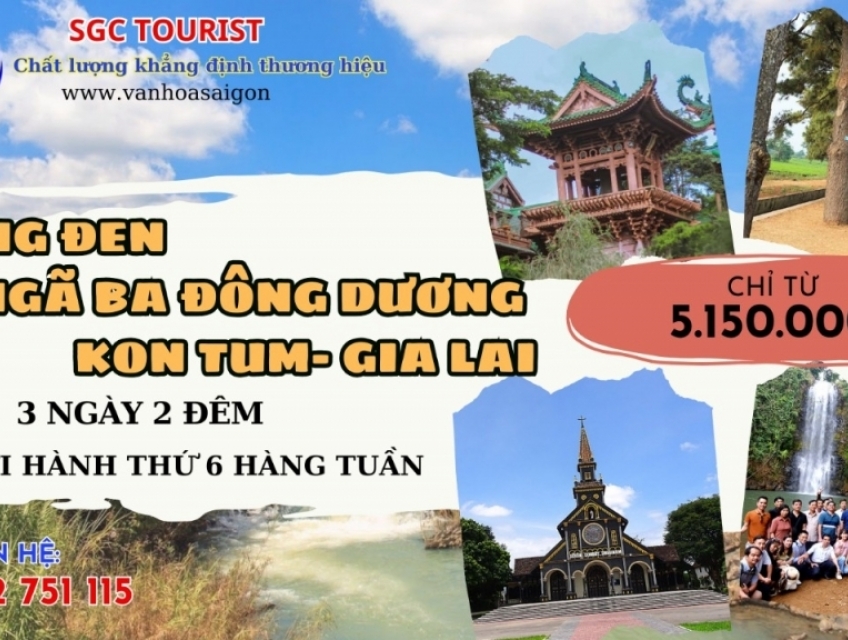 Tour du lịch xuyên Tây Nguyên 3N2Đ