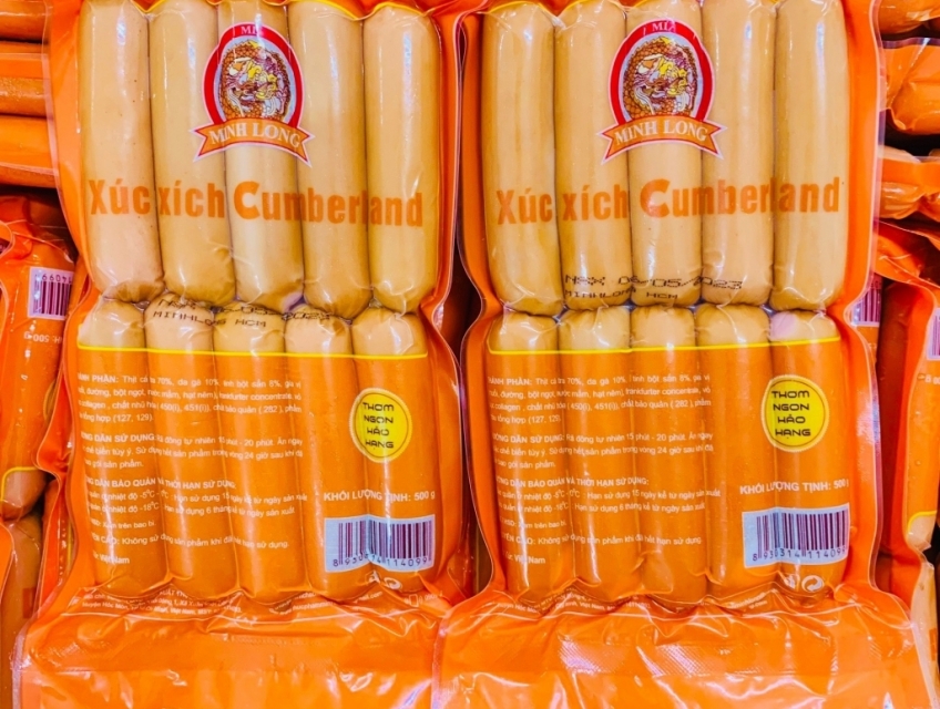 Nhà máy sản xuất: cá viên, xúc xích, phô mai que, gà rán