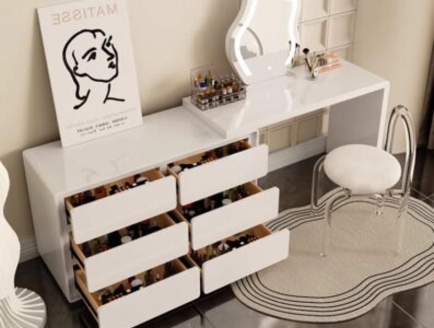 Bàn trang điểm phong cách Hàn Quốc