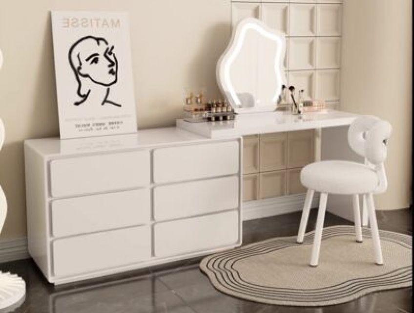 Bàn trang điểm phong cách Hàn Quốc