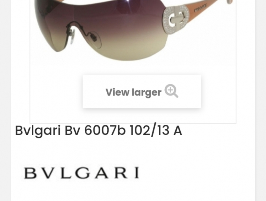 Thanh lý 2 mắt kính bvlgari nữ