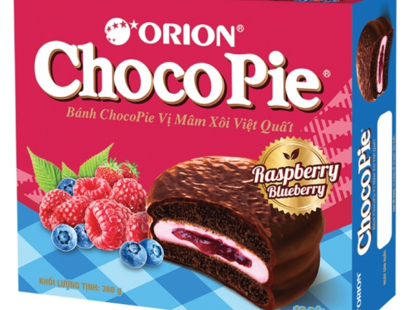Cần bán: bánh chocopie mâm xôi 360gg