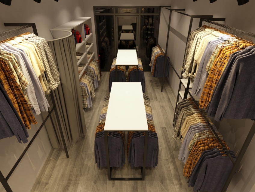 0908837181-Nhận vẽ phối cảnh 3d shop – cửa hàng quần áo thời trang