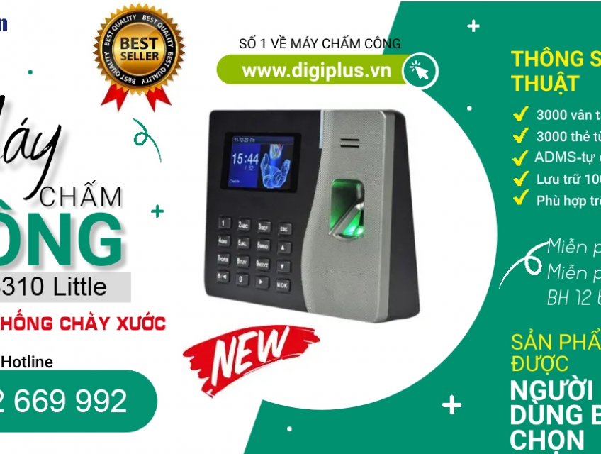 Máy chấm công vân tay và thẻ từ Ronald Jack RJ3310 Little
