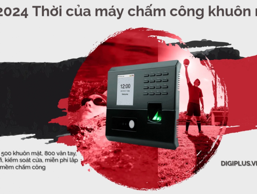 Máy chấm công khuôn mặt, vân tay, wifi WF35