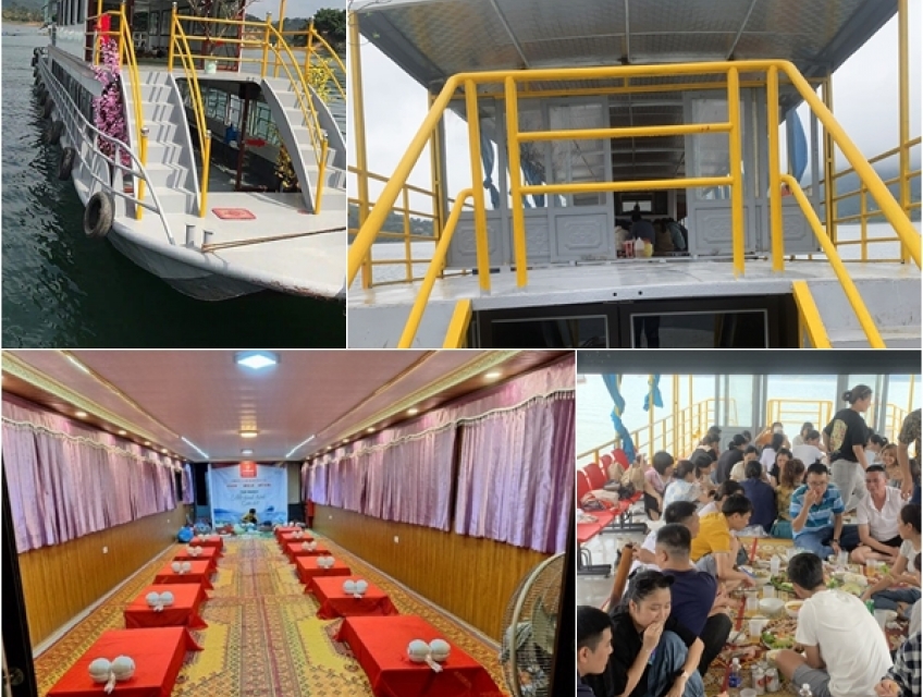 Dịch vụ cho thuê tàu thuyền du lịch hồ Hòa Bình