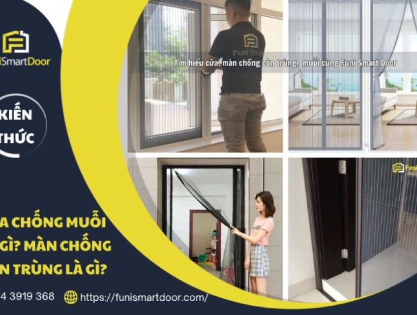 Những Điều Cần Biết Về Cửa Chống Muỗi, Màn Chống Muỗi Côn Trùng
