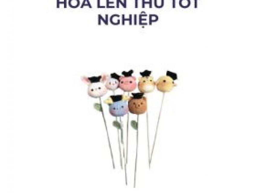 Hoa len thú tốt nghiệp THETIS STORE