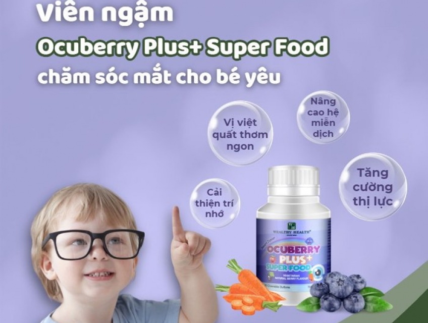 Cần bán: Thuốc Bổ Mắt Cho Trẻ Em Ocuberry Plus của Wealthy Health