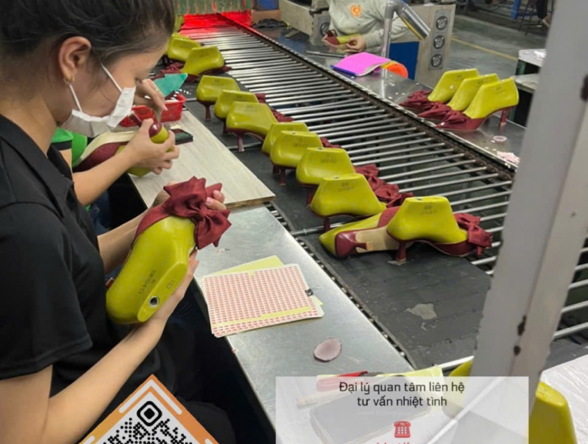 Xưởng sản xuất giày dép nam nữ