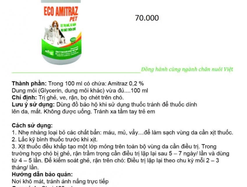 bán thuốc chó mèo và thủy sinh