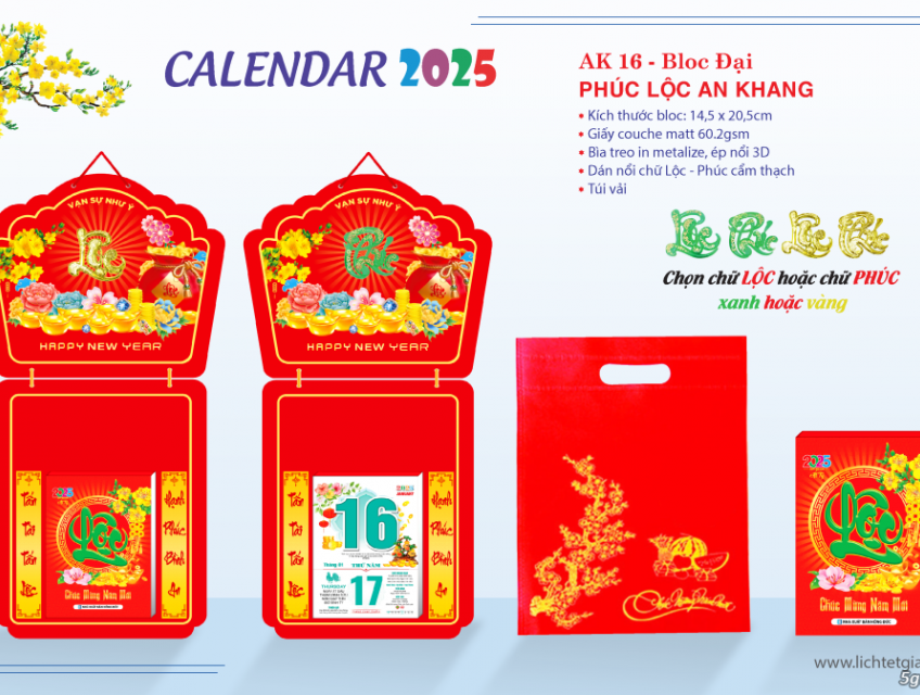 In Lịch Bloc Tại Long An: Lựa Chọn Hoàn Hảo Cho Mùa Tết Mỗi dịp Tết đế