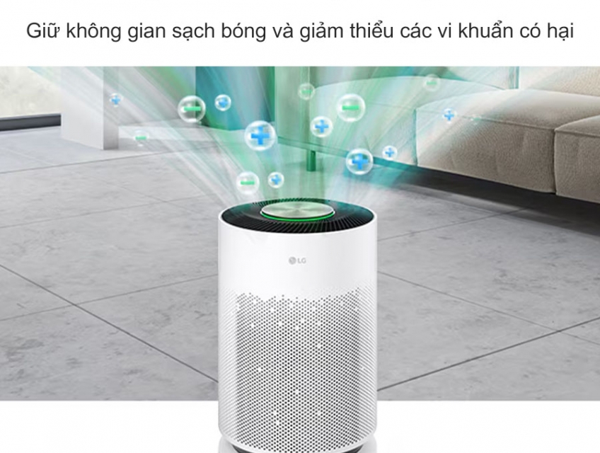 Máy lọc khí AS60GHBG0 thương hiệu LG cam kết chất lượng cao tai Giga