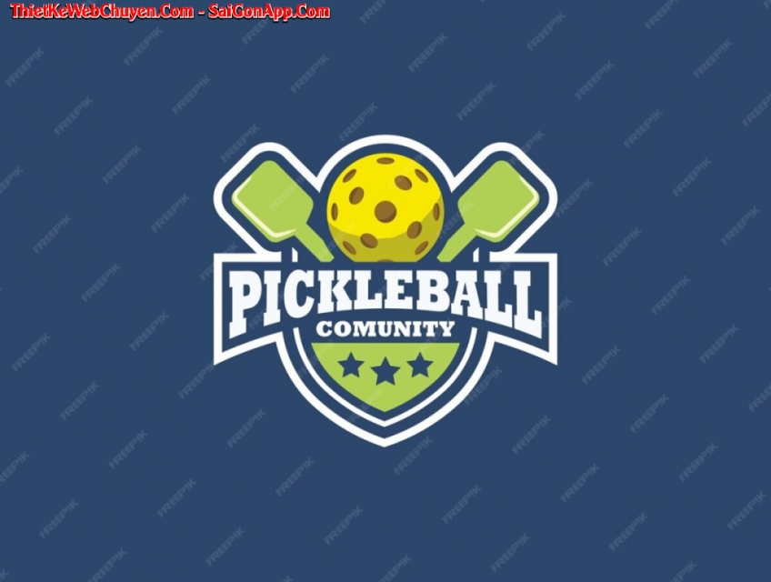 Thiết Kế Logo CLB Pickleball, giá rẻ 300k ĐẸP CHUYÊN NGHIỆP