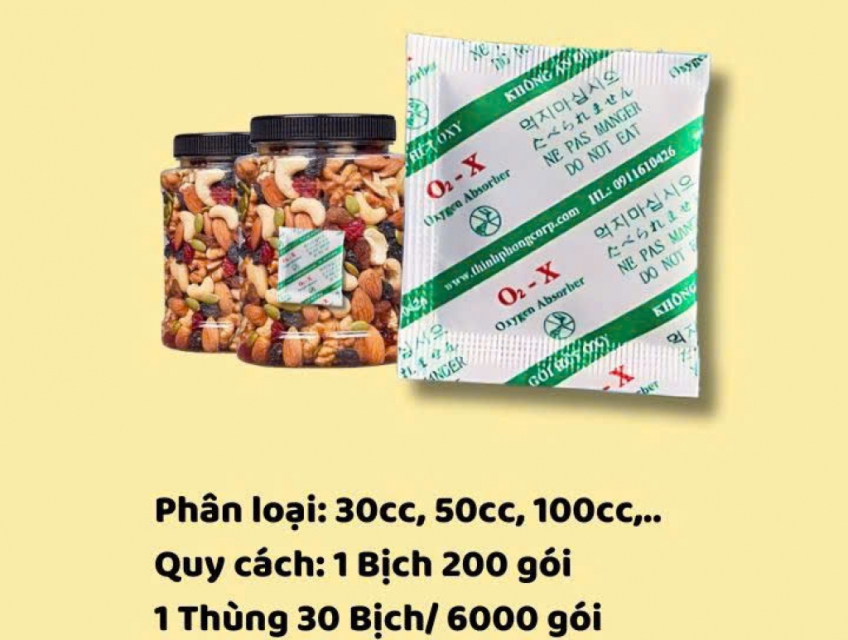 Gói Hút Khí Oxy