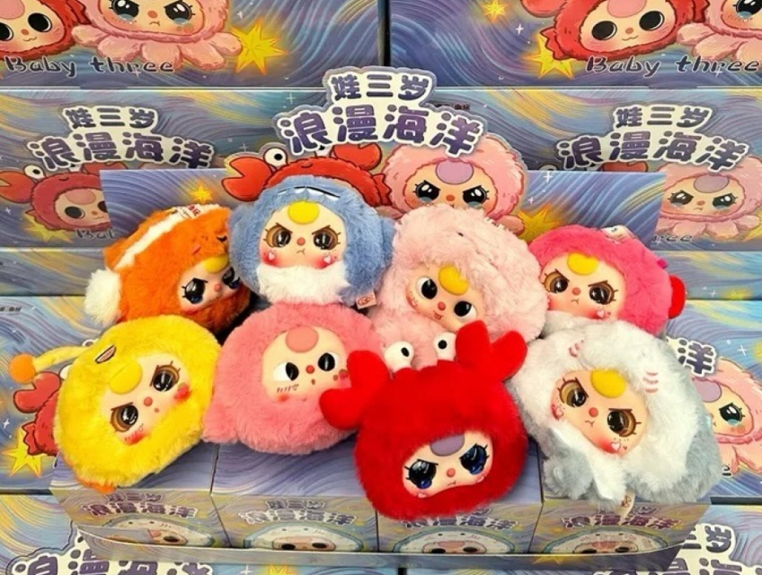 Baby Three Hải Sản Bộ Sưu Tập Thú Nhồi Bông Ngộ Nghĩnh