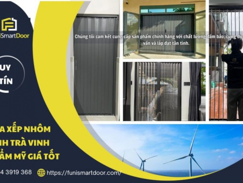 Cửa Xếp Nhôm Tỉnh Trà Vinh Bền Đẹp Giá Rẻ Nhất Tại Xưởng