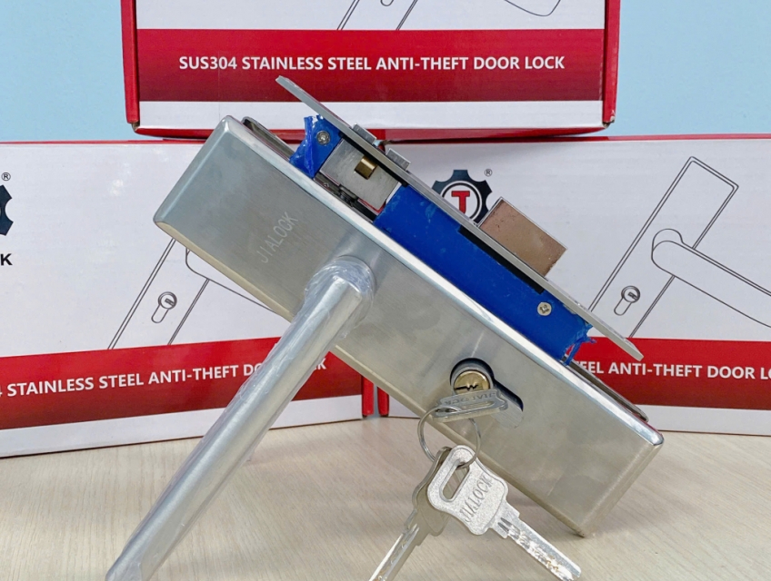 Jialock - Khóa Tay Gạt - Mã 25845-2 - SUS304 mới 100%