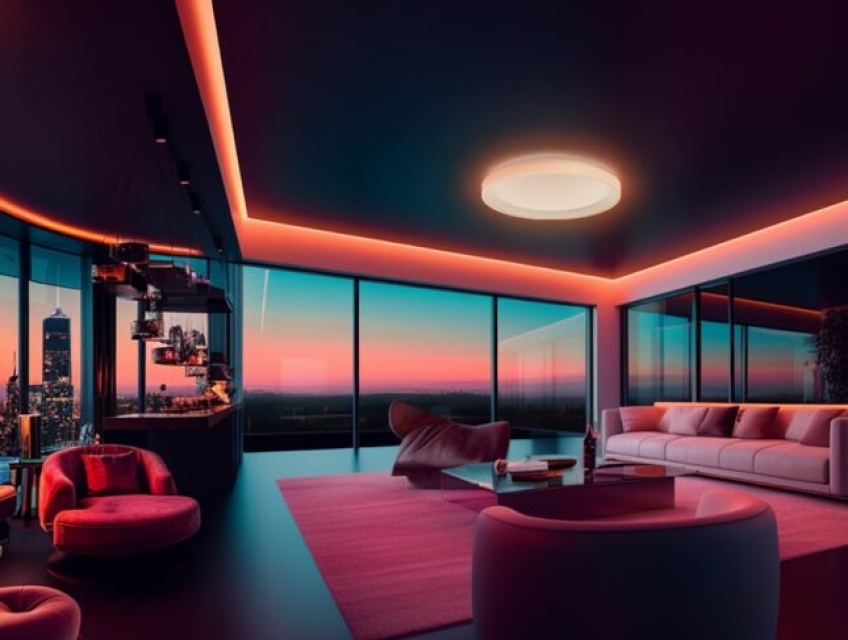 Aqara Symphony Ceiling Light T1M CL-LD02D mang đến không gian sống đa sắc màu