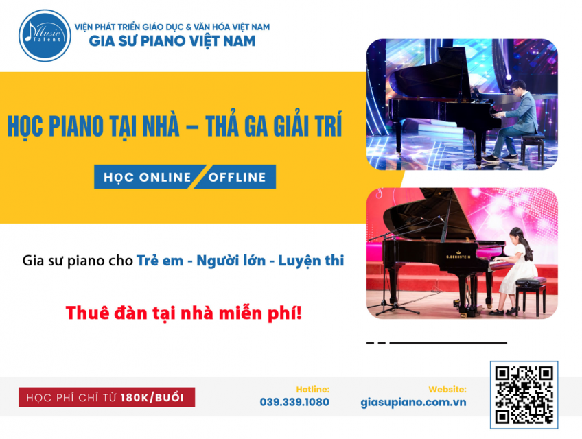 Dạy piano tại huyện Mê Linh – Trung Tâm dạy đàn piano Gia Sư Việt Nam