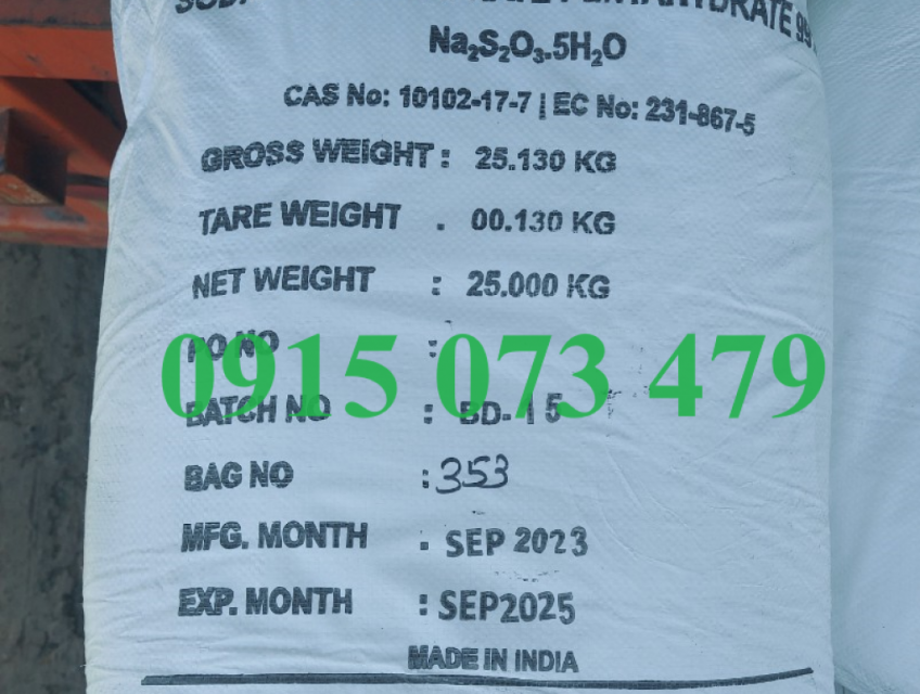 Bán Sodium Thiosulphate 99% - Thio lớn, Thio nhỏ ấn độ giá sỉ