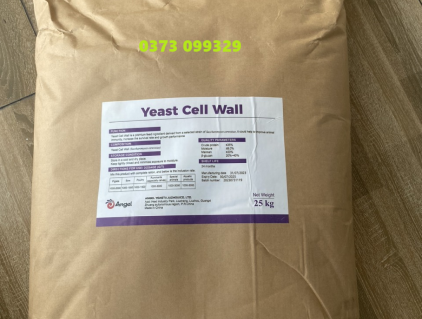 Cung cấp Betaglucan - Yeast Cell wall tăng sức đề kháng cho vật nuôi