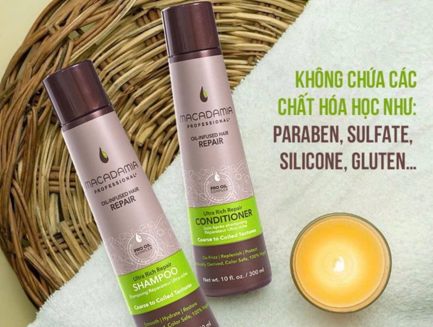 bộ gội xả phục hồi Macadama Ultra Rich Repair