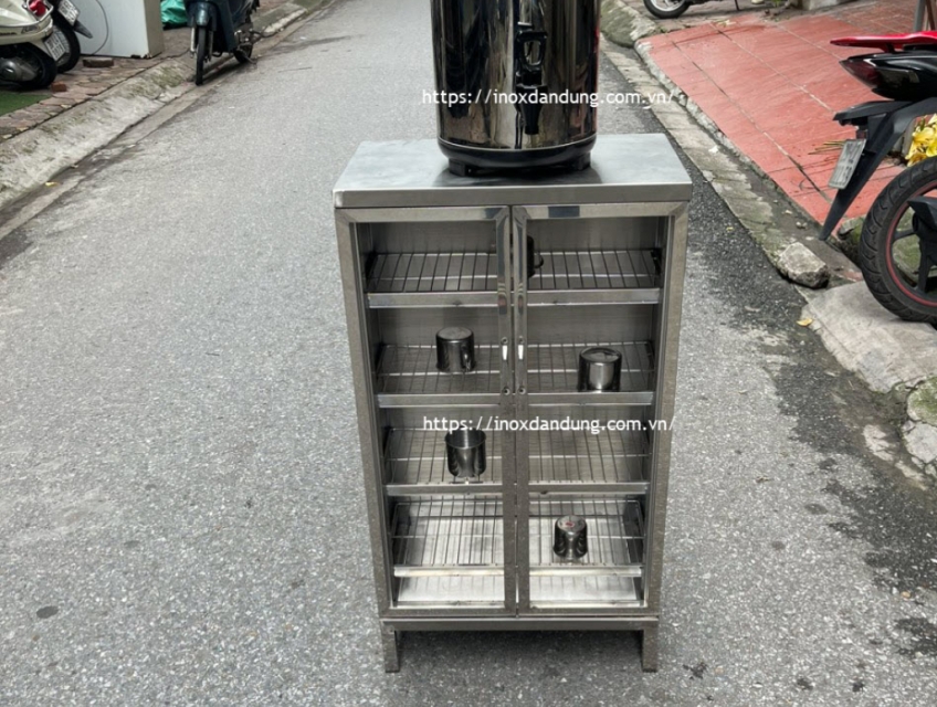 Tủ úp cốc inox 304