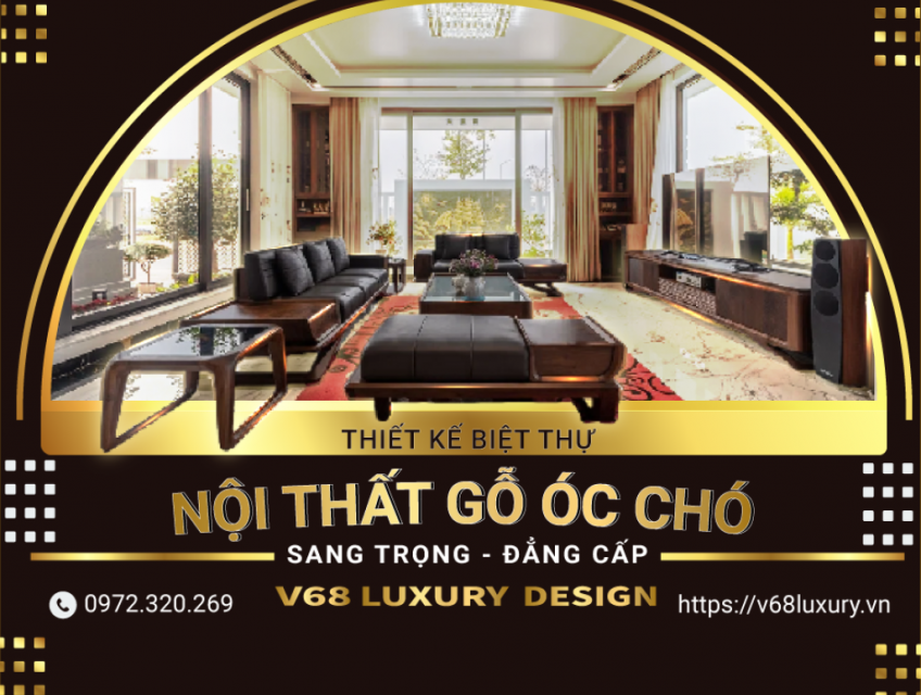 Thiết kế nội thất gỗ óc chó - ĐẲNG CẤP - SANG TRỌNG - TINH TẾ