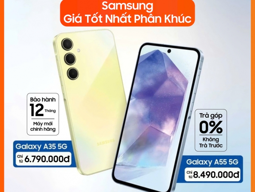 Tablet Plaza  Rước ngay bộ đôi hoàn hảo Galaxy A55| A35