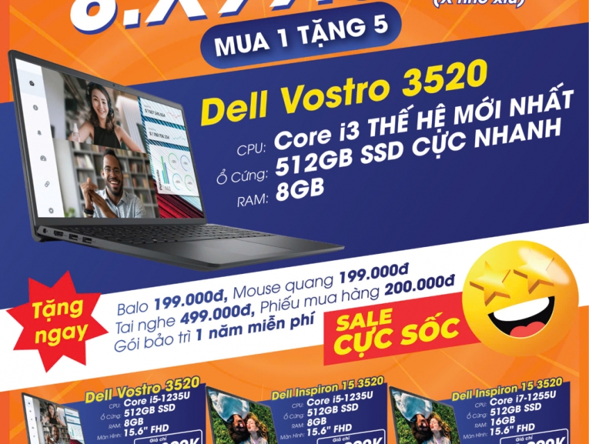 Tablet Plaza  LAPTOP DELL CHÍNH HÃNG – MUA 1 TẶNG 5