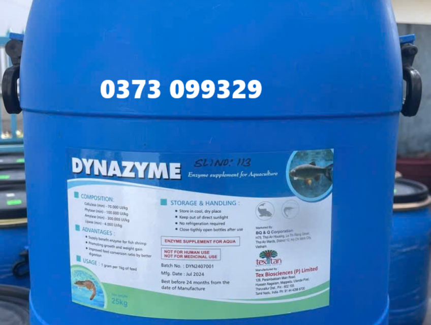 Bán Dynazyme enzyme tăng trọng hàng nguyên liệu ấn độ giá sỉ