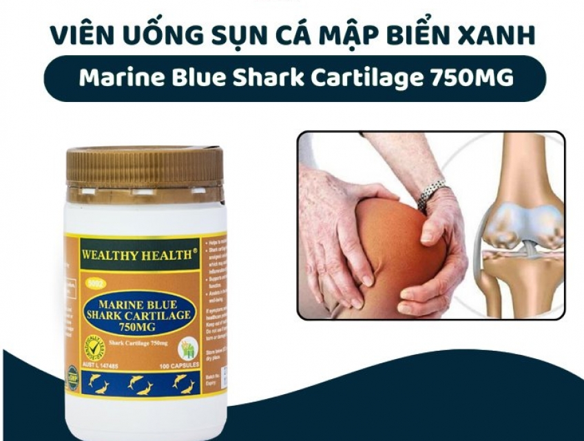 Cần bán: Viên Sụn Cá Mập Marine Blue Shark Cartilage 750mg Chính Hãng